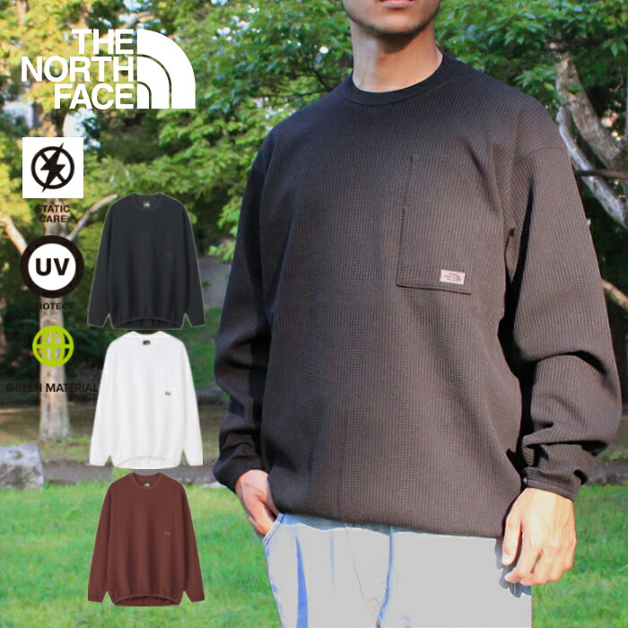 【セール/送料無料】THE NORTH FACE ザ・ノース・フェイス NT62560 ENRIDE WAFFLE CREW【20%OFF】エンライドワッフルクルー メンズ レディース ユニセックス ワッフル生地 都市生活 アウトドア 自転車 スポーツ トップス サステナブル 3カラー 国内正規 2025AW