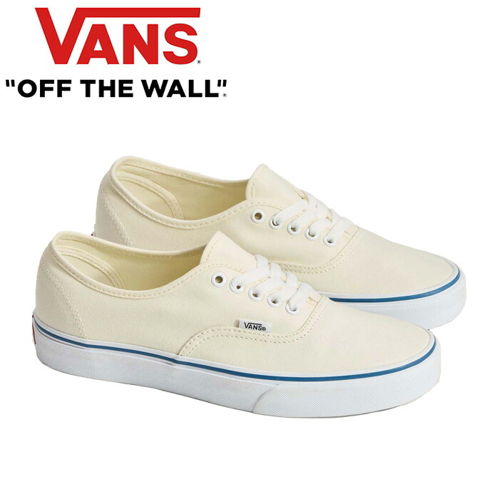 VANS バンズ VN000EE3WHT AUTHENTIC オーセンティック キャンバス ローカット シューズ スニーカー スケボー UNISEX メンズ レディース ヴァンズ 国内正規 2026SS