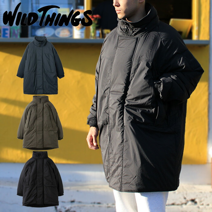 【大売り出し / 貨物輸送無料】20%OFF WILD THINGS ワイルドシングス WT252-10-Q4 MONSTER PARKA 異類異形 パーカー 中綿 アウター ミリタリー 軍物 通い アウトドア 難民キャンプ PRIMALOFT UNISEX ユニ一発やる  メンズ レディース 撥水 雨合羽 防寒 保温 耐久 国内定め事 2025AW