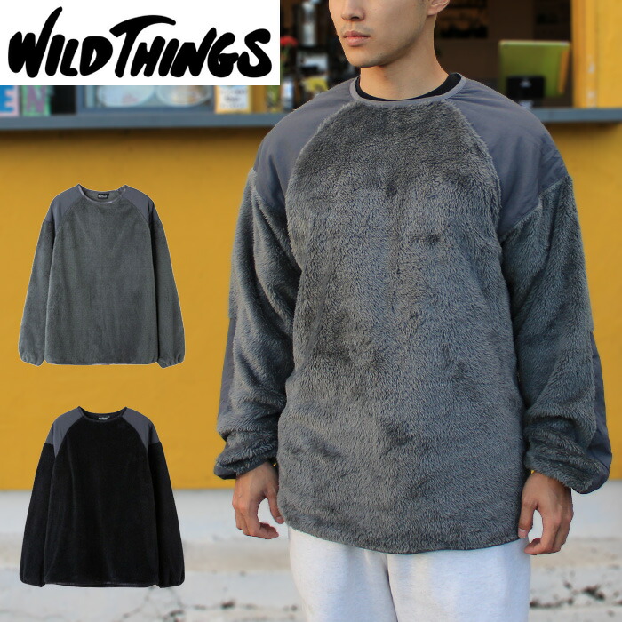 【大売り出し / 貨物輸送無料】WILD THINGS ワイルドシングス WT252-27-Q4 LEVEL3 SHAGGY CREW【20%OFF】 気泡管水準器3 シャギークルー フリース 中綿 アウター 通い ミリタリー アウトドア 難民キャンプ UNISEX ユニ一発やる  メンズ レディース 伸ばすこと 防寒 保温 耐久 国内定め事 2025AW