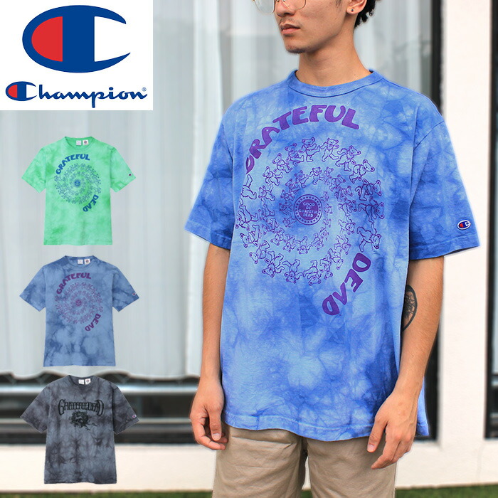 【SALE/即日送りとどける】はやりっ子 Champion C5-D308 ティーテンイレブン 遊撃手衣袂 ティーシャツ【10%OFF】T1011 SHORT SLEEVE T-SHIRT Grateful Dead グレイトフル・デッド お手伝いさんはたご屋USA 表どおり アメカジ 運動競技 トップス ユニ一発やる 国内定まり 2026SS