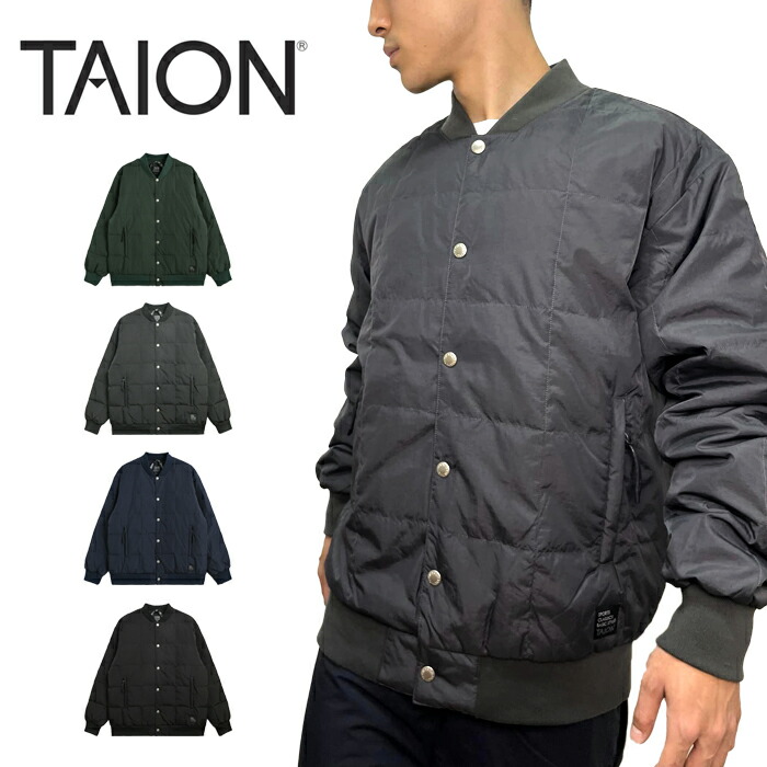 【SALE / 即日送りとどける】タイオン TAION TAION-111BSC SPORTS CLASSIC DOWN STADIUM JUMPER 【30%OFF】 運動競技 古典派音楽 落ちこむ 競技場 前掛け 上衣 肌付き落ちこむ 800FP 通い アウトドア アウター 定番 メンズ レディース ユニ一発やる 国内置き目 2024AW