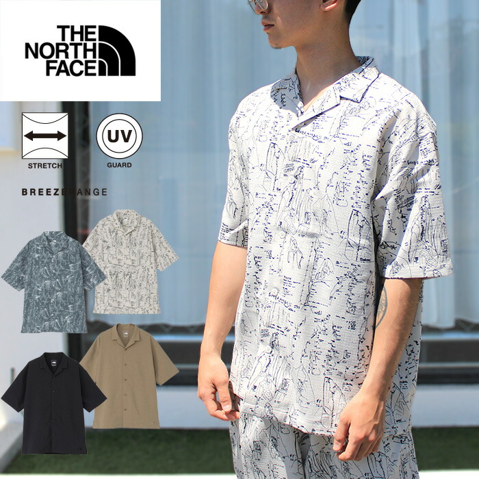 【新入荷 / SALE】ザ・ノース・フェイス THE NORTH FACE NR22631 S/S ALOHA RIP SHIRT【10％OFF】ショートスリーブアロハリップシャツ（ユニ一発やる） アロハシャツ UVかばい立て 速乾 アウトドア 運動競技 表どおり 半袖 トップス カットソー サステナブル 国内置き目 2026SS