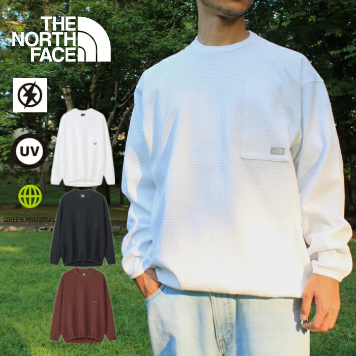 【SALE/即日発送】ザ・ノース・フェイス THE NORTH FACE NT62560 ENRIDE WAFFLE CREW【30%OFF】 エンライドワッフルクルー メンズ レディース ユニセックス ワッフル生地 都市生活 アウトドア 自転車 スポーツ トップス サステナブル 3カラー 国内正規 2025AW|DEMODE SPORTS