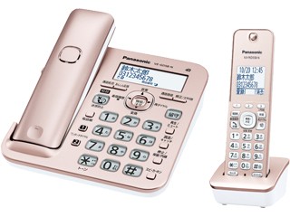 【5年取りひろげる引きうける相交わるが無料】Panasonic パナソニック 【VE-GD58DL-N】VEGD58DL-N コードレス 電話（子機1台付き添い人） さくら色ゴールド【KK9N0D18P】