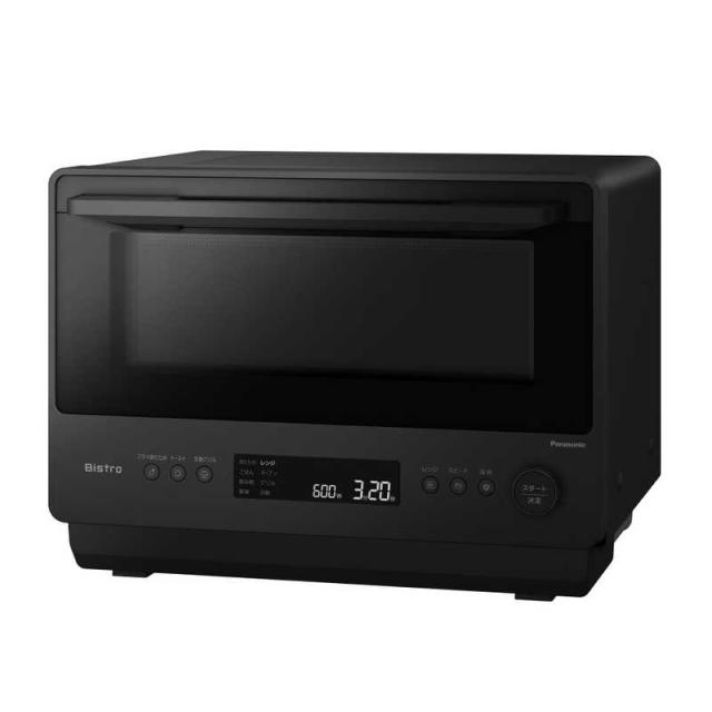 【5年延長保証加入が無料】Panasonic パナソニック【NE-BS5D-K】NEBS5D-K　 26L オーブンレンジ Bistro（ビストロ） ブラック フラット庫内 電子レンジ 【ボタンひとつで両面焼き上げ】【KK9N0D18P】