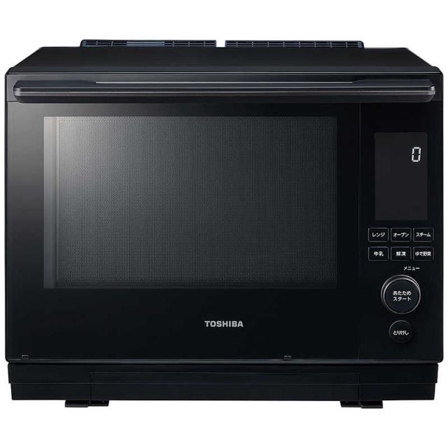 東芝　TOSHIBA【ER-D5000B-K】ERD5000B-K　過熱水蒸気オーブンレンジ 30L フラット 石窯ドーム ファインeyeセンサー グランブラック【KK9N0D18P】