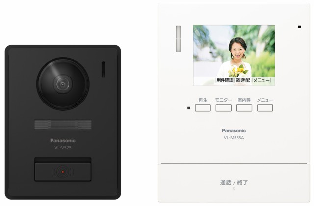 楽天市場】Panasonic（パナソニック） TVドアホン 3.5型 録画機能付 