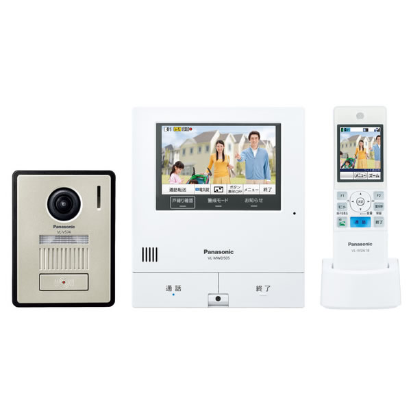 パナソニック VL-SWD505KF テレビドアホン 外でもドアホン