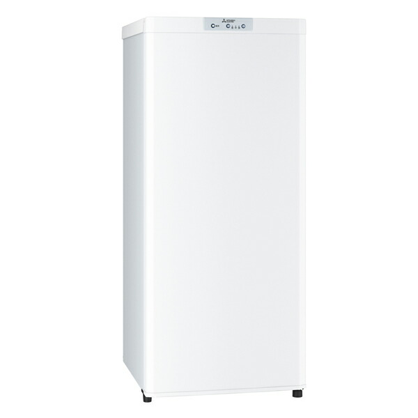 三菱電機 1ドア冷凍庫 右開き 121L 急速冷凍搭載 MF-U12G-W ホワイト