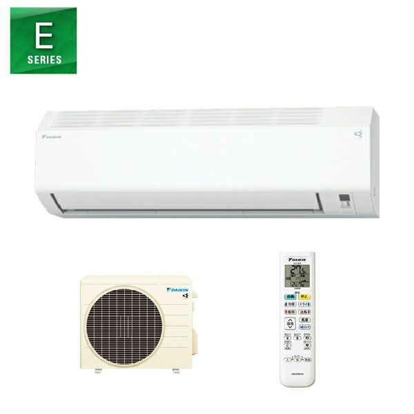 楽天市場】S365ATES-W (おもに12畳用)ルームエアコン ダイキン E