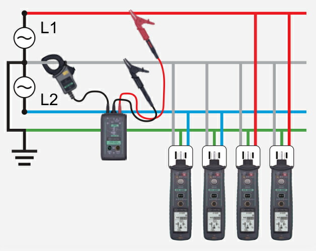 共立電気計器 （KYORITSU） コンセントN-Eテスタ KEW 4505 :B0869P2NFC