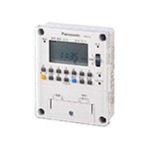 パナソニック■形番:TB47K□タイムスイッチ□動作周期:週間式□駆動方式:電子式□出力方式:タイマー出力／パルス出力／インターバル出力□定格電圧:AC100-220V□消費電力:AC100V 1W／AC200V 2W□接点構成:1a□出力(抵抗負荷):15A