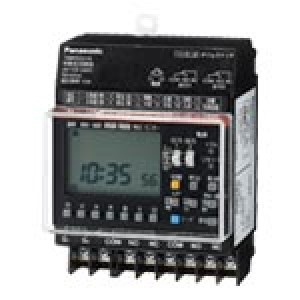 パナソニック ■形番:TB855101N □タイムスイッチ □動作周期:年間式 □駆動方式:電子式 □出力方式:タイマー出力 □定格電圧:AC100-240V □消費電力:AC100V 1W／AC200V 2W □接点構成:1c □出力(抵抗負荷):15A