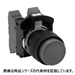 IDECΦ22 HWつづき物 Push-インチ式 押名取り草取り替えっこ■形番：HW1B-M2P02B□つら構え：突形□動くことカテゴリー化：モメンタリ形□接合部精神的な統合：2b□名取り草色：B(黒)