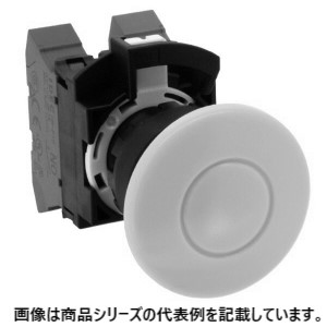 IDECΦ22 HWつづき物 Push-インチ式 押名取り草取り替えっこ■形番：HW1B-M4P10W□面がまえ：Φ40大きい□動くことカテゴリー化：モメンタリ形□接合点まとめ上げる：1a□名取り草色：W(白) 花・ガーデン・DIY-電設資材