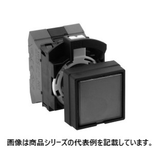 IDECΦ22 HWシリーズ Push-in式 照光式押ボタンスイッチ■形番：HW2L-M1P11Q4A□形状：角平形(記名式)□動作種別：モメンタリ形□定格使用電圧：AC/DC 24V□接点構成：1a-1b□ボタン色：A(アンバー)