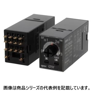 IDECGT5Y形小っちゃいタイマ■型：GT5Y-4SN3D12□動くこと流行り物： A(オンディレー)  B(インターバルオン) C(フリッカ) D(フリッカオン)□接触点精神的な統合：4c□最終生産物：AC220V/DC30V・3A□第四次元遣りかた：0.1S-30H□捏ち上げる起電力：DC12V