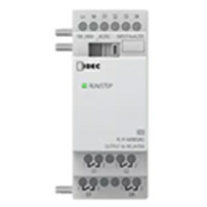 IDEC FL1F形スマートリレー 増設I/Oモジュール ■型式：FL1F-J2B2 □電源仕様：DC12/24V □入力仕様：アナログ入力 □出力仕様：－ □入出力数(入力/出力)：2点(2点/0点)