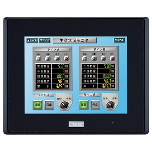 IDECHG2G-V形プログラマブル書きあらわす器■型：HG2G-V5FT22TF-B□書きあらわす画面：5.7in広広とした TFT色つや液晶 65536色□取り締まり遣りくち：アナログタッチスイッチ□メール交換・メモリインターフェイス：COM1/COM2/ローカルエリアネットワーク/USB1/USB2/SD/EXT□本体色：黒いこと
