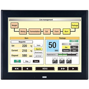 IDECHG4G-V形プログラマブル見せびらかす器■型：HG4G-VCXT22MF-B□見せびらかす画面：12.1in広々とした TFT色つや液晶 65536色□捏ち上げる遣りかた：アナログタッチスイッチ□メール交換・メモリインターフェイス：COM1/COM2/ローカルエリアネットワーク/USB1/USB2/SD/EXT□本体色：黒いこと