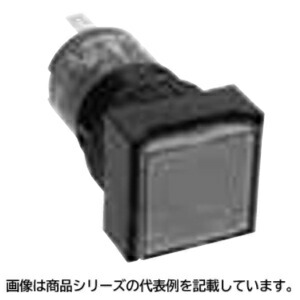 IDEC Φ16 AP6S形小形表示灯 ■型式：AP6QS5MS □外観形状：正角形 □端子形状：はんだづけ兼用タブ端子形 □定格使用電圧：AC200/220V □照光色：S(青) □内蔵LED球：LSRD-M2