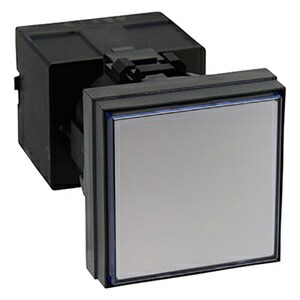 IDEC Φ30 HN2P形角形表示灯(丸穴取付タイプ) ■型式：HN2P-1M4PJW □外観形状：正角形(フランジサイズ：□40mm) □定格使用電圧：AC200/220V □保護構造：IP65 □照光色：JW(ピュアホワイト) □内蔵LED球：LETDB-2PWN(PW:ピュアホワイト)