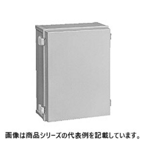日東工業(FIBOX)[PBC]蝶番付ポリカボックス 着色扉■型式:PBC18-3040G□色彩: 扉/グレー色 ボデー/グレー色□外径寸法 mm ヨコ:300 タテ:400 フカサ:182□基板寸法 mm ヨコ:270 タテ:370□質量 kg:4.6