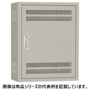 日東工業[B-L]熱機器収納キャビネット■型式:B12-46L□塗装色:ライトベージュ塗装(5Y7/1)□外径寸法 mm ヨコ:400 タテ:600 フカサ:120□基板寸法 mm ヨコ:320 タテ:520□質量 kg:13.2