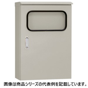 日東工業■品名記号:ORM25-56AC□[ORM-A] 窓付屋外用制御盤キャビネット□寸法(mm) ヨコ:500 タテ:630 フカサ:250□基板寸法(mm) ヨコ:420 タテ:520□塗装色:クリーム塗装(2.5Y9/1)□製品質量(kg):26.3