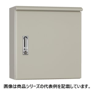 日東工業■品名記号:ORZB16-47C□ORZB形屋外用キャビネット□寸法(mm) ヨコ:400 タテ:728 フカサ:160□基板寸法(mm) ヨコ:320 タテ:620□塗装色:クリーム塗装(2.5Y9/1)□製品質量(kg):15.8