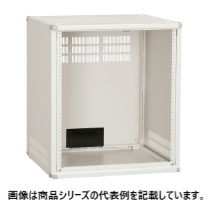 日東工業■品名記号:FVKN50-5306E□システムラック[FVKN-E] 経済型ドアなしタイプ□外形寸法(mm) ヨコ:530 タテ:600 フカサ:500□パネル取付有効スペース EIA(タテ):12U□ペールホワイト塗装(10YR8.5/0.5)□質量(kg):12