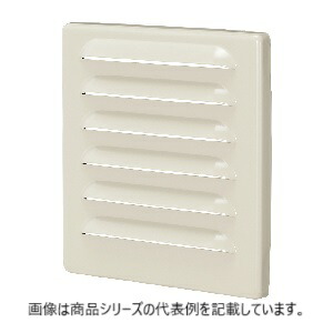 日東工業[SLS-FR]ステンレス製ルーバー■型式:SLS-20FRC□塗装色:クリーム色(2.5Y9/1)※3□寸法 mm:ヨコ:200 タテ:210 フカサ:24□換気面積\u0026#13216;:100□取付可能ファンサイズ:□140mm