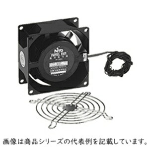 日東工業[PF-H]盤用換気ファン(防湿印字機)■型:PF-095CH-2MA□定格起電力 V(単相):AC200V□大きさ 粍:ヨコ 92/タテ 92/フカサ 27□最大限度風量 m3/時間:0.85/ 1.01□定格使い果たすワット数 W:11/9□耳障りな音 dB(A):約31/36