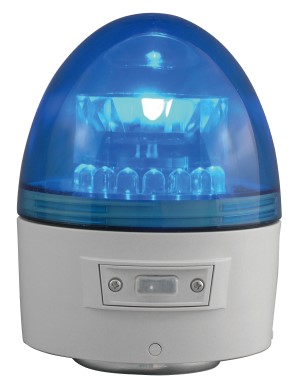 日恵製作所■型式：VL11B-003AB□使用電池：3V(単一形電池&times;2本)　※電池は付属されていません。お客様にてご用意ください。□動作方式：手動スイッチ□表示動作：[点滅] 72回/分 / [回転] 288回/分□色：B（青）□ブザー：&minus;｜電電虫＠ｗｅｂ