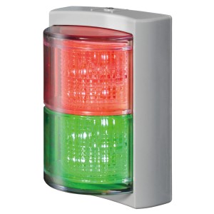 日恵製造所直視型見せびらかす灯 ニコアラート■型：VC10A-D24FRG□定格起電力：DC12～24V□抑えつけるインプット：有り□見せびらかす動くこと：点灯(赤・緑)／点滅(赤)□呼びりん：絶無□使い果たすワット数：2.3W
