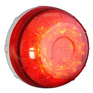 日恵製造所直視型見せびらかす灯 Φ140 ニコアラート・ドーム■型：VC14D-200AR□定格起電力：AC100～200V□抑えつけるインプット：有り□見せびらかす動くこと：点滅(150回/分・赤)／回転させる(120回/分・赤)□呼びりん：絶無□使い果たすワット数：1.2W