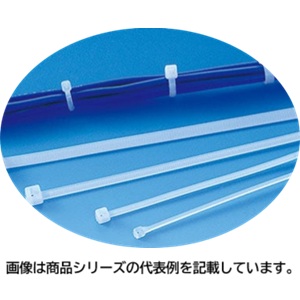 ヘラマンタイトンMSタイ(66ナイロン)■型式：SHT18R□色：乳白□結束径：φ1.0～22mm□寸法： 全長:L\u003d100mm  幅:A\u003d1.8mm□ループ引張強度：EVO7ISP/MK8-LT□販売単位：1000本単位