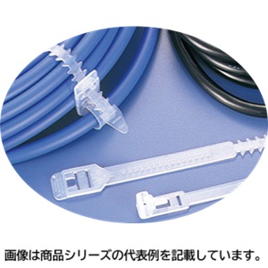 ヘラマンタイトン コードストラップ ■型式：CS-1 □色：乳白 □最大結束径：φ38mm □寸法： 　全長:L\u003d140mm 　　幅:A\u003d7.2mm □販売単位：250本単位