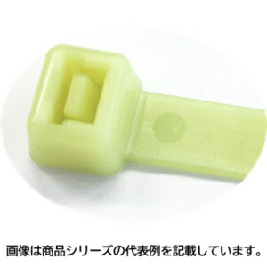 ヘラマンタイトン LKタイ(66ナイロン耐熱) ■型式：LK5-HS □色：薄緑 □結束径：φ4.0～145mm □寸法： 　全長:L\u003d541mm 　　幅:A\u003d13.0mm □適用工具：MK15 □販売単位：25本単位