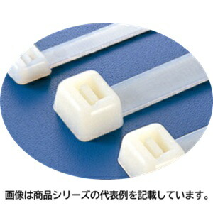 ヘラマンタイトンLKタイ(66ナイロン標準)■型式：LK2A□色：乳白□結束径：φ2.0～70mm□寸法： 全長:L\u003d270mm  幅:A\u003d4.8mm□適用工具：EVO7ISP/MK8/EVO9ISP□販売単位：100本単位