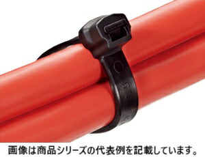 ヘラマンタイトンＺタイ（66ナイロン耐熱・耐候）■型式：Z20R-HSW□結束径Φ(mm)：1～22□全長L/幅A 寸法(mm) ：101/2.7□ループ引張強度(最小値)N(kgf)：90(9.18)□適用工具：EVO7ISP/MK8□入数(本)：1000