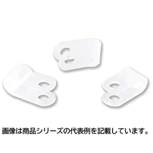 ヘラマンタイトンふっ素ゼムクリップ(ETFE)■型：AB-4N-ETFE-N□色：乳白□くっ付ける時の口径：6.0□当て嵌める螺旋釘：M4□材質：ふっ素脂(ETFE)□売りわたすユニット：100個ユニット