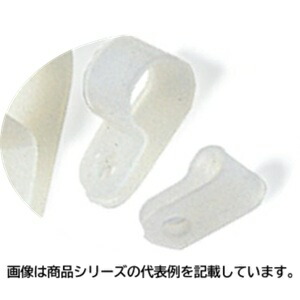 ヘラマンタイトンナイロンクリップ(標準尺度点数)■型：AB-32N□色：乳白□くっ付ける時の口径：φ49.0粍 /φ47.0粍 /φ43.5粍□当て嵌める螺旋釘：M5□材質：66ナイロン□売りわたすユニット：25個ユニット