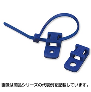 ヘラマンタイトンアンカーマウント(耐熱・耐薬品 ふっ素樹脂製)■型式:CTAM1-3-ETFE□色:青□寸法: φD=3.1mm A=20.5mm B=10.2mm C=5.0mm E=1.6mm H=5.1mm□適用ビス:M3□販売単位:100個単位|電電虫@web