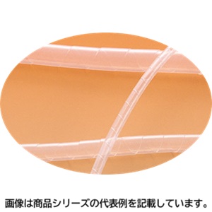 ヘラマンタイトンスパイラルチューブ(ふっ素脂PFA生産品)■型：SCFTA-0.8*9.0□大きさ： φD：9.0粍 φD1：10.6粍 T：0.8粍 P：10.0粍□材質：ふっ素脂□色：半澄み切った□売りわたすユニット：20mユニット