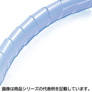ヘラマンタイトンスパイラルチューブ(6ナイロン標準尺度)■型：TS-6N□大きさ： φD：6.2粍 φD1：7.6粍 T：0.7粍 P：10.0粍□材質：6ナイロン□色：乳白□売りわたすユニット：100mユニット