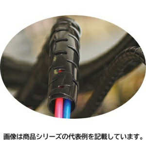 ヘラマンタイトン ヘララップ(ポリエチレン耐候) ■型式：HWPE30-W □色：黒 □結束径(最大値)：Φ32.0mm □寸法： 　φD：30.0mm 　T：1.4mm 　P：24.0mm 　O：10.0mm 　分岐用穴：6.0mm □適用工具：HAT30 □販売単位：25m単位その他