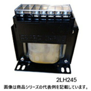 豊澄ワット数設備(TOYOZUMI)国内JIS 汎用トランス状態(単相複巻)■型：2LH245□1次起電力(V)：200/220□2次起電力(V)：20/24□2次電流(A)：5□静電容量(VA)：120□質量(kg)：2.1