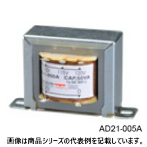 豊澄電源機器(TOYOZUMI)国内JIS 汎用トランス(単相単巻)■型式：AD21-020A□1次電圧(V)：200/220/240□2次電圧(V)：100/115□2次電流(A)：0.21□容量(VA)：21□質量(kg)：0.4